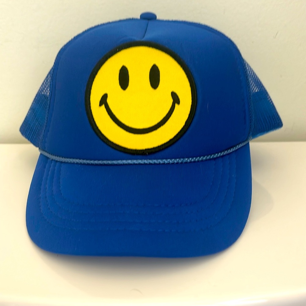 NWOT Aviator Nation Signature smile hat in bright blue!